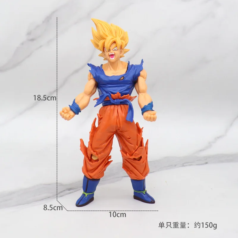 16-18cm Dragon Ball Z Anime Figures Super Saiyan Son Goku Broli Gohan Ve... - £13.65 GBP