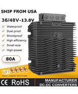 DC 36V/48V to 13.8V 80A Buck Converter Step Down Power for Golf Car Truc... - $219.82 CAD