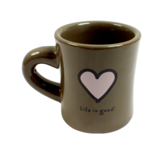 Life is Good Coffee Mug Cup Pink Heart Do What You Like Like What You Do... - $14.01