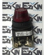 Allen Bradley 800H-QR10 SER.F Indicator Light Red Pilot 120V AC/DC  - $22.60