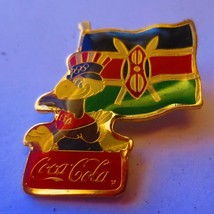 Coca-Cola 1984 Olymypic International  Flag Lapel Pin Kenya - £2.93 GBP