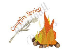 Campfire Stories - Machine Embroidery Design - £2.74 GBP