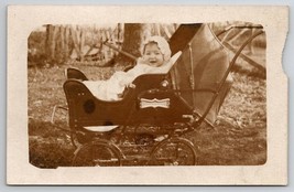 Long Pine Nebraska RPPC Adorable Baby Davidson Kuehl Family LA Cali Postcard A34 - £11.95 GBP