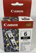 UPC: 750845726244 CANON BCI-6 (4705A003) Black Inkjet Cartridge - $20.00