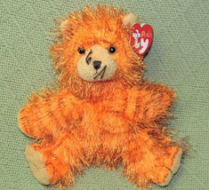 Ty Punkies Tropic Tiger Plush With Swing Tag Orange Stripe Stuffed Animal 2003 - £3.59 GBP