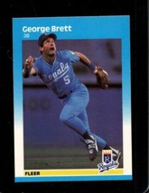 1987 FLEER #366 GEORGE BRETT NMMT ROYALS HOF - $5.39