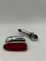 Guerlain Rouge G de Lipstick Red Suede Case N°518 0.12 fl oz New - $49.49