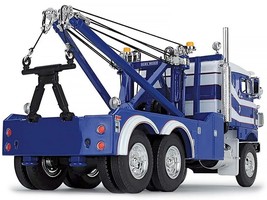 1953 Kenworth Bullnose Heavy-Duty Holmes Wrecker Tow Truck Rich Blue and... - £119.21 GBP
