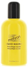 Hair and Body Makeup Yellow Liquid Water Washable Mehron 4.5 ozon - £3.12 GBP