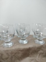 Set Of Six Footed Desert Bowl Glasses 4&quot; - £23.73 GBP
