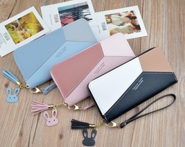 [Bag] Fashion 3-color Leather Long Wallet/Clutch Bunny Style for Woman - £12.13 GBP
