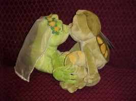 Kissing Princess Tiana and Prince Naveen Plush Toy With Tags From Disneyland - £77.68 GBP