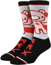 Gloomy Bear Gray and Black Athletic Crew Socks Shoe Size 8 to 12 Christmas 2023 - £6.68 GBP