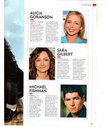 Sara Gilbert Alicia Goranson Michael Fishman original clipping magazine ... - $92.40 MXN