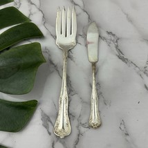 National Silver Co Queen Elizabeth Silverplate Serving Fork Master Butte... - $32.20 CAD