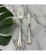 National Silver Co Queen Elizabeth Silverplate Serving Fork Master Butte... - $447.97 MXN