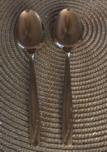IS Rogers Lawncrest Set of 2 Teaspoons Stainless Steel Silverware MCM Vi... - $12.45