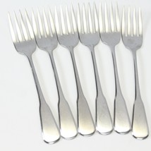Oneida Independence Salad Forks 6 3/4&quot; Lot of 6 Deluxe Stainless - £31.40 GBP