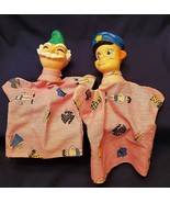 2 VINTAGE HAND PUPPETS - WIZARD &amp; POLICE OFFICER - $27.77