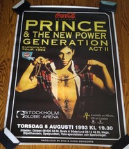 PRINCE &amp;THE NEW POWER GENERATION STOCKHOLM SWEDEN 1993 ORIGINAL TOUR POS... - £29.14 GBP