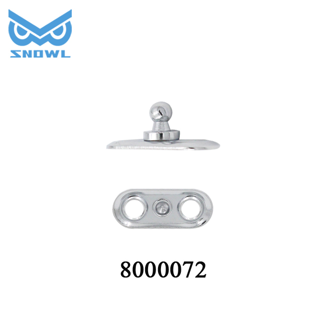 10 Pc OWOZ Snap Fastener Lower Part Chrome Plated Brass Boat RV Canvas 8... - $14.18