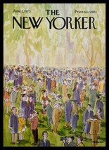 COVER ONLY The New Yorker June 2 1975 Get-Together by James Stevenson No Label - £11.35 GBP