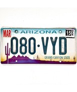 2015 United States Arizona Grand Canyon Passenger License Plate 080-VYD - $20.34 CAD