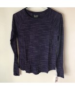 TEK GEAR Essential gear women’s stripe purple athletic shirt Sz PXS NWT - $23.01 CAD