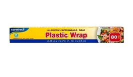 Sure Fresh Plastic Cling Wrap, 80-sq.ft. Rolls - £5.58 GBP