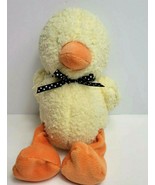 Carter&#39;s Yellow Duck Plush Sherpa Polka Dot Wings Rattle Baby Stuffed An... - $20.36 CAD