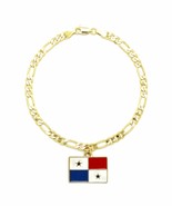 [Icemond] Panama Flag Pendant Anklet - $304.44 MXN