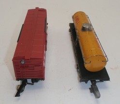 Lot Of 2 American Flyer Train Cars - 480 Tanker &amp; 633 Boxcar - £28.20 GBP