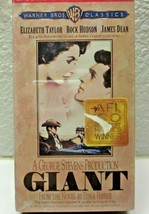 Giant VHS Double Tape NEW SEALED Elizabeth Taylor James Dean Special Widescreen - £7.32 GBP