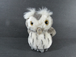Dakin Plush Nature Babies Owl Realistic Snow Owl Plush 7” Vintage Owl 1986  - £14.97 GBP