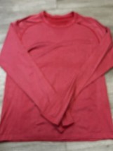 Lululemon Metal Vent Tech Shirt - Long Sleeve - Men&#39;s M - Light Red - $27.67