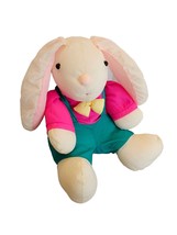 Gibson Greetings Bunny Plush Nylon Rabbit Easter Stuffed Puffalump Vtg 90s 1993 - £15.72 GBP