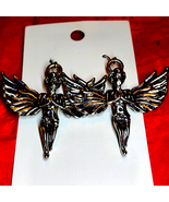 Exquisitely beautiful this pair of silver dangle Angel earrings~extremel... - £20.24 GBP