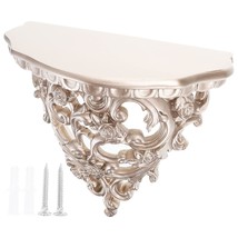 1Pc Resin Floating Wall Shelf Wall Mounted Decorative Display Wall Organ... - £50.13 GBP