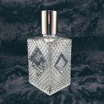 Vintage 1980s Old Charter Kentucky Bourbon Whiskey Clear Glass Diamond B... - $405.87 MXN