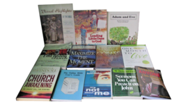 Lot of 12 Christian Prayer God Story Sermon Teaching Preaching Books; READ 1st! - £12.98 GBP