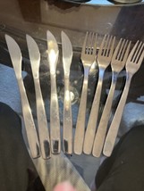 Ikea 224 58 Stainless Flatware 4 Knives &amp; 4 Salad Fork - $14.59