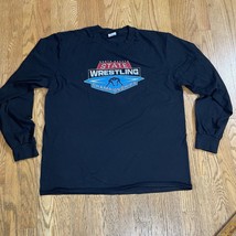 North Dakota High School State Wrestling Tournament STAFF Long Sleeve T-shirt L - £11.42 GBP