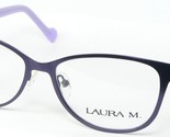 LAURA M.LAU58018 3 Lila/Lavendel Brille Metall Rahmen 52-15-138mm - £52.75 GBP