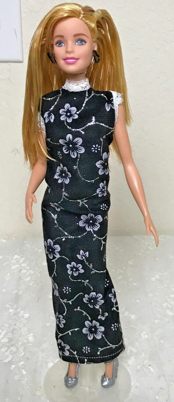 2015 Mattel Barbie Fashionista Dolled Up Dots Doll H361HF DGY62 2011 Head - $11.39