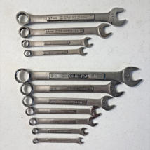11pc Craftsman Combination Wrench Set Mixed Metric and SAE Lot - $28.49