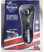 Barbasol Men&#39;s Rechargeable Dry Rotary Shaver with Pop-up Trimmer Black New - $379.20 MXN