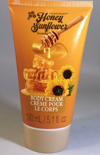 Primary image for Crystal Waters Honey Sunflower Scented Body Cream 5.1 fl. oz.(150mL)NEW-SHIP24HR