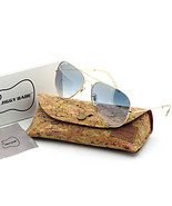 Top Brand Name Aviator Sunglasses Gradient Grey Retro 3025 Metal Glass M... - $19.99