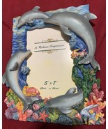 Sea life  Group of dolphins 5x7 picture frame - $20.28 CAD