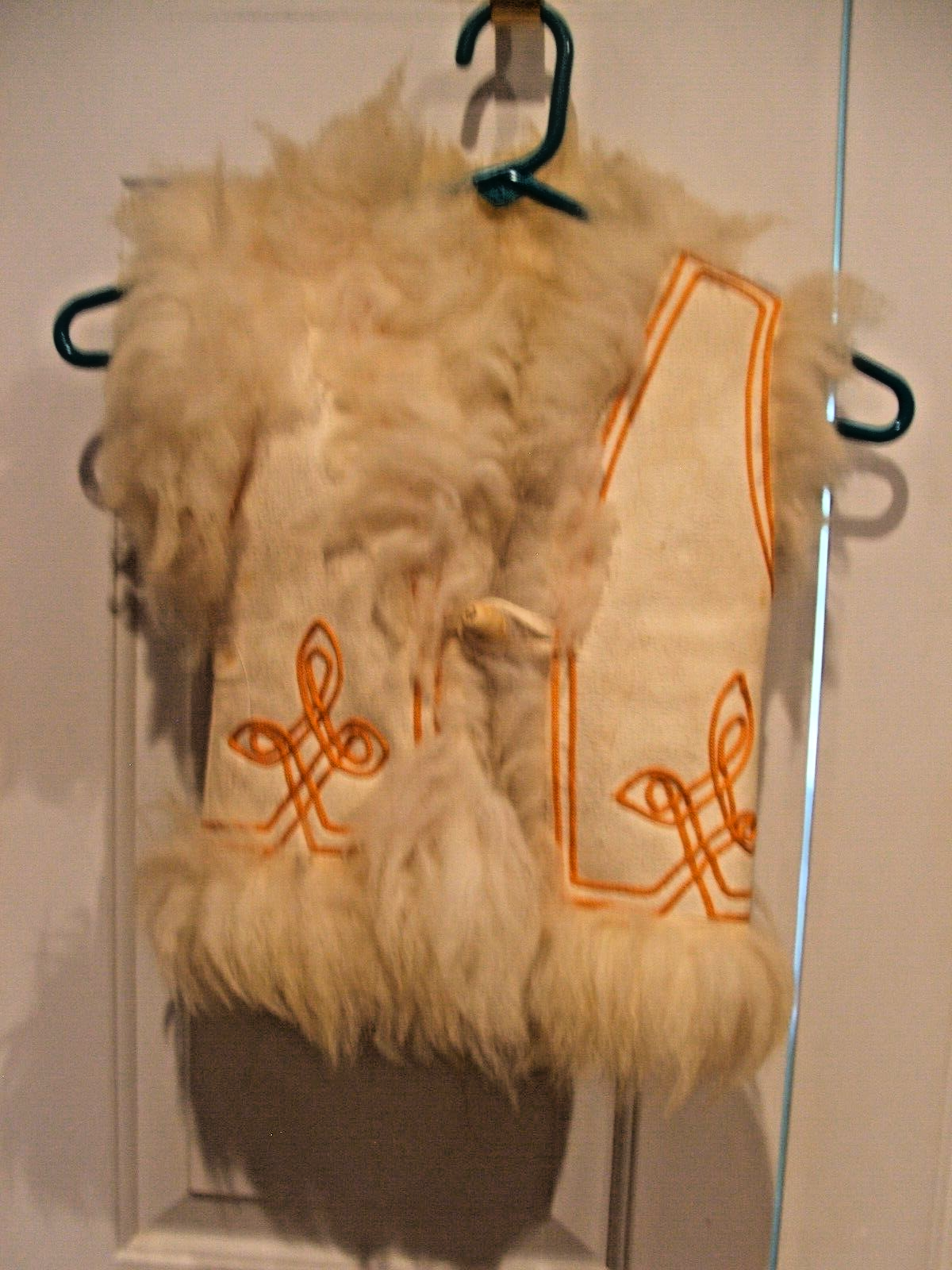 Primary image for Vintage Inuit Blac Vest Handcrafted by Canadian Eskimos Inuit toddler child 2t